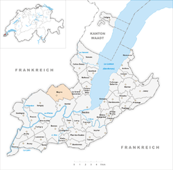 Karte Gemeinde Meyrin 2007